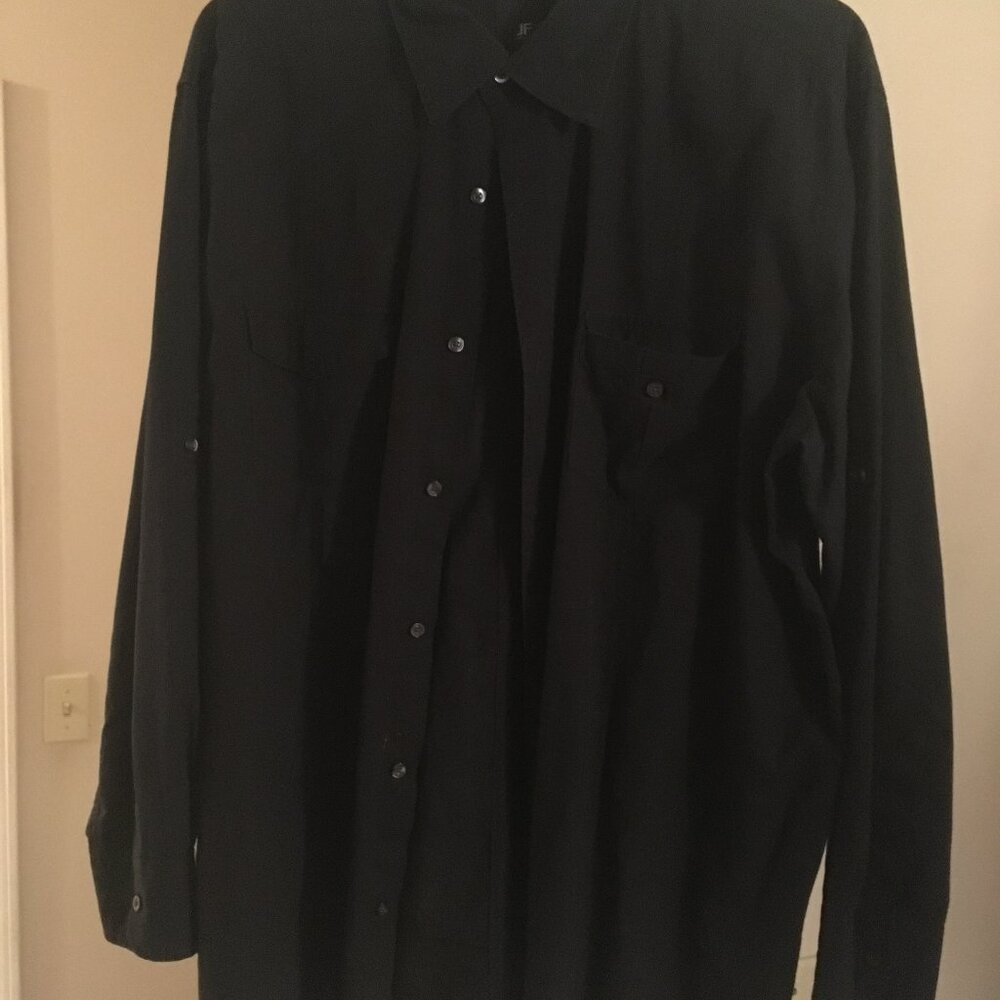 Black Casual Dress Shirt